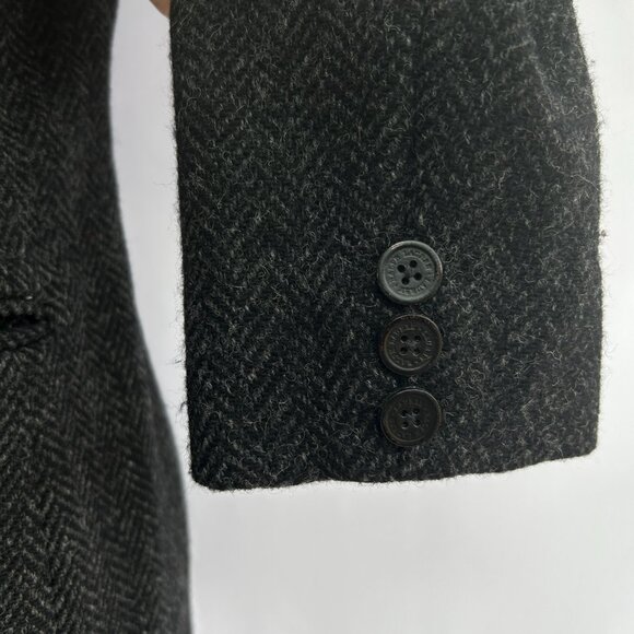Lauren Ralph Lauren 100% Lambswool Charcoal Gray Blazer Women’s Size 6P petite - Picture 6 of 14